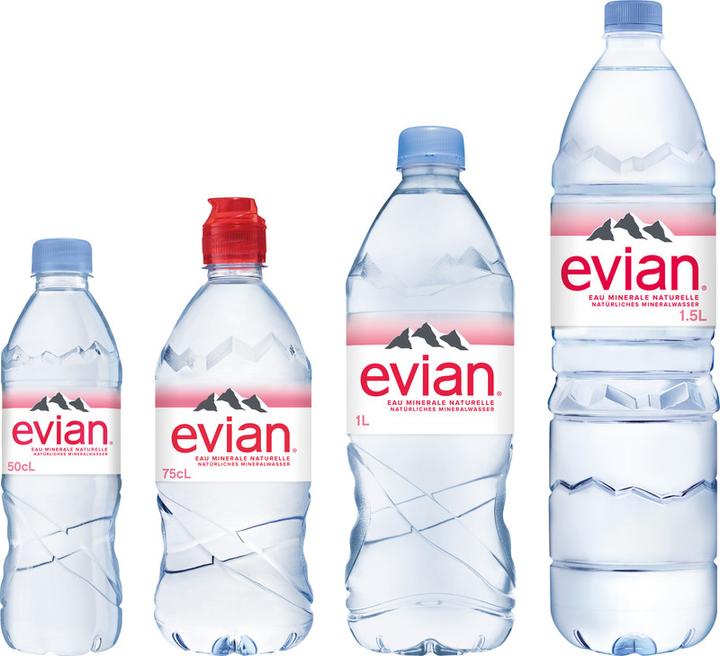Produktbild Evian Mineralwasser PET (1 x 150 cl)