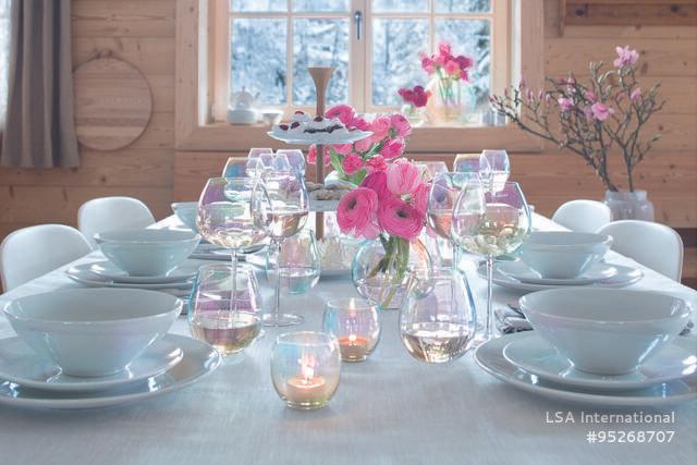 Produktbild LSA Pearl Rotweinglas 460ml - perlmutter x 4 (46 cl, 1 Gläser, Rotweingläser)
