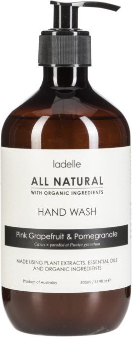 Actual product image Ladelle All Natural (Liquid soap, 500 ml)