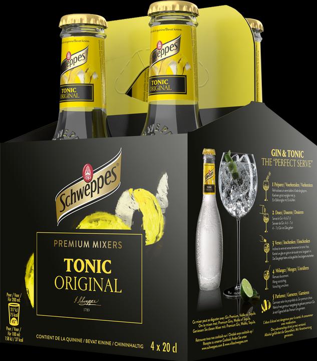 Image du produit Schweppes Premium Mixer (4 x 20 cl)