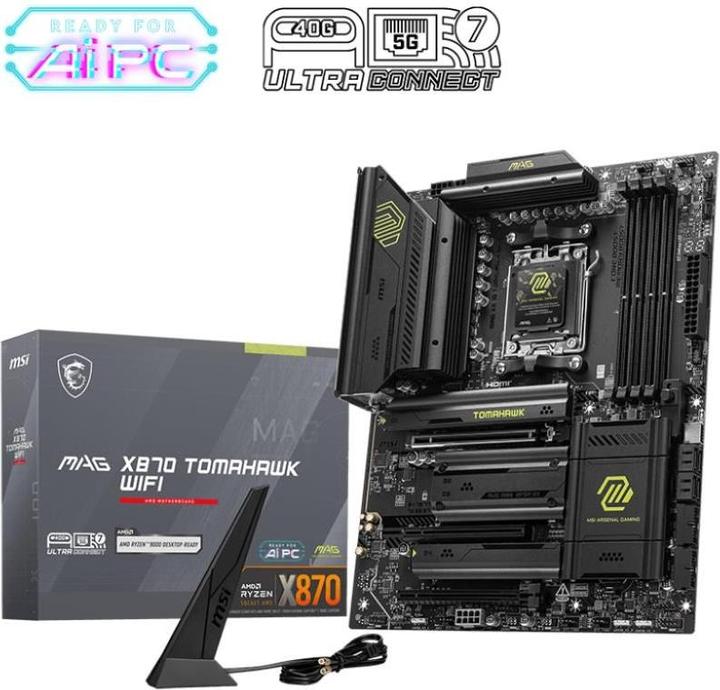 Produktbild MSI MAG X870 Tomahawk WIFI (AM5, AMD X870, ATX)