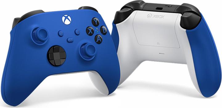 Actual product image Microsoft Xbox Wireless Controller - Shock Blue (PC, Xbox One X, Xbox Series X, Xbox One S, Xbox Series S)