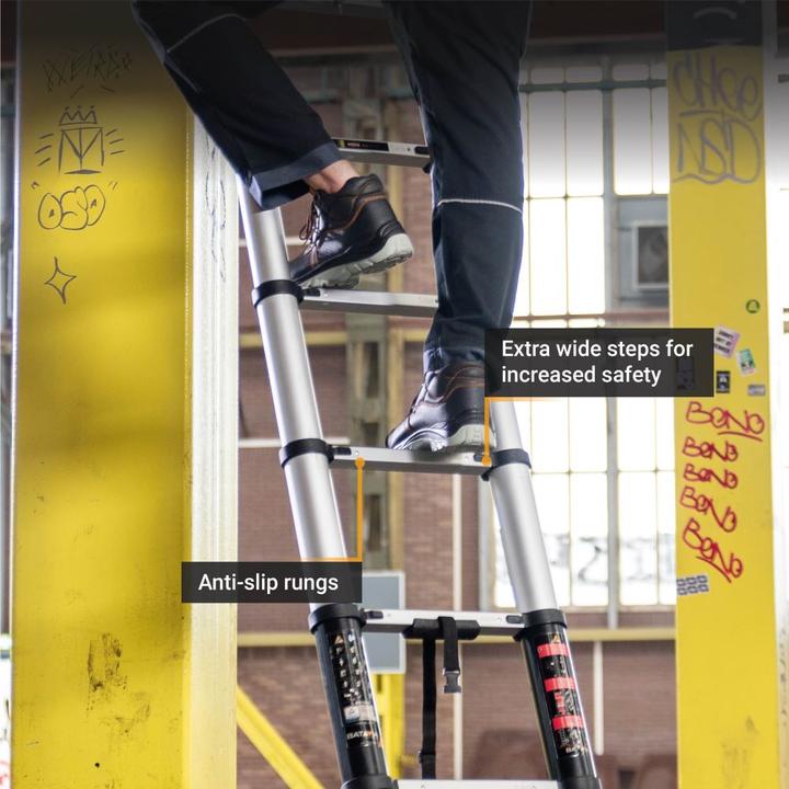 Image du produit Batavia Echelle télescopique professionnelle 3.27m (Échelle télescopique, 327 cm)