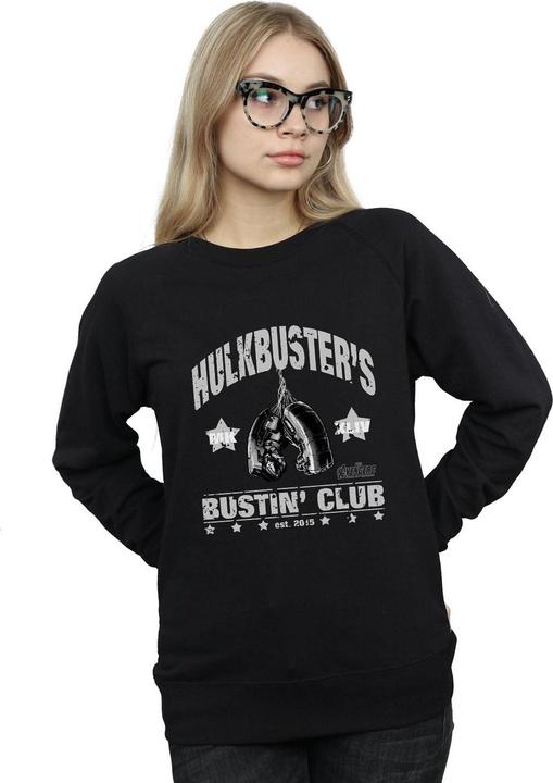 Actual product image Womens/Ladies Iron Man Hulkbuster's Bustin' Club Sweatshirt (S)