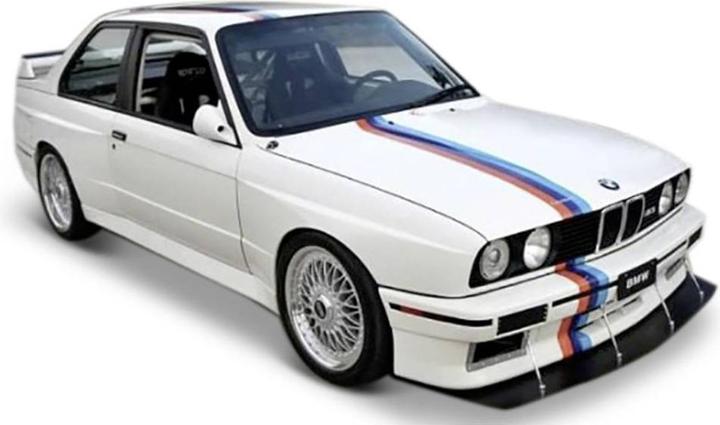 Productafbeelding Bburago BMW M3 1988, model auto, wit
