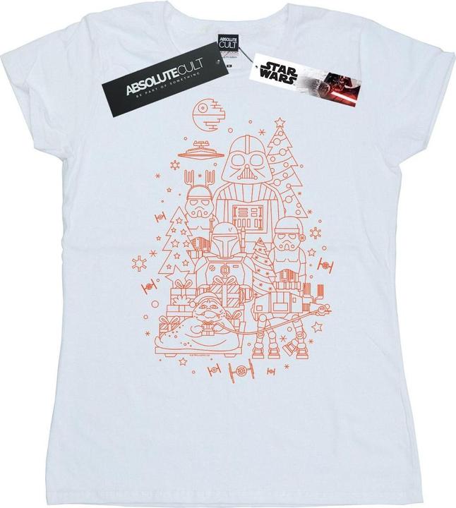 Immagine prodotto Star Wars Empire Christmas Maglietta Donna (M)