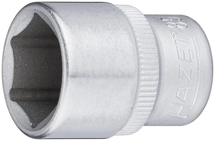 Actual product image HAZET Socket ∙ hexagon 850-14 ∙ Square, hollow 6.3 mm (1/4 inch) ∙ Outside hexagon traction profile… (14 mm)