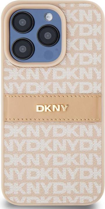 Immagine prodotto DKNY DKHCP14XPRTHSLP iPhone 14 Pro Max 6,7" różowy/rosa custodia rigida in pelle Mono Stripe & Logo in (Apple iPhone 14 Pro Max)