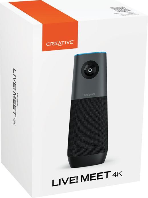 Produktbild Creative Live! Meet 4k (schwarz, 4K, 4 omnidirektionale Mikrofone) (8.29 Mpx)