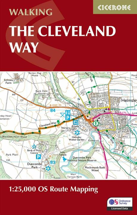 Produktbild The Cleveland Way Map Booklet (Englisch, Paddy Dillon, 2024)