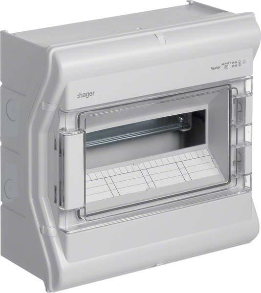 Hager HAG VE112PN Vector IP65, 1x12 PLE, UV-stable, LE (Terminal strips)