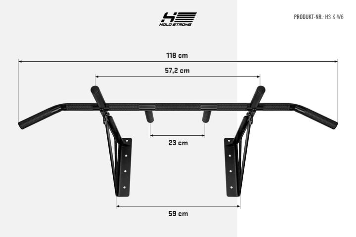 Actual product image Hold Strong Multi-grip pull-up bar