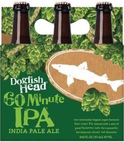 Image du produit Dogfish Head 60 Minute IPA Indian Pale Ale Caisse 24 x 355 ml / 6 % USA (24 x 35,5 cl)
