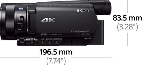 Actual product image Sony Fdr Ax100e (14.20 Mpx, 25p, 12 x)