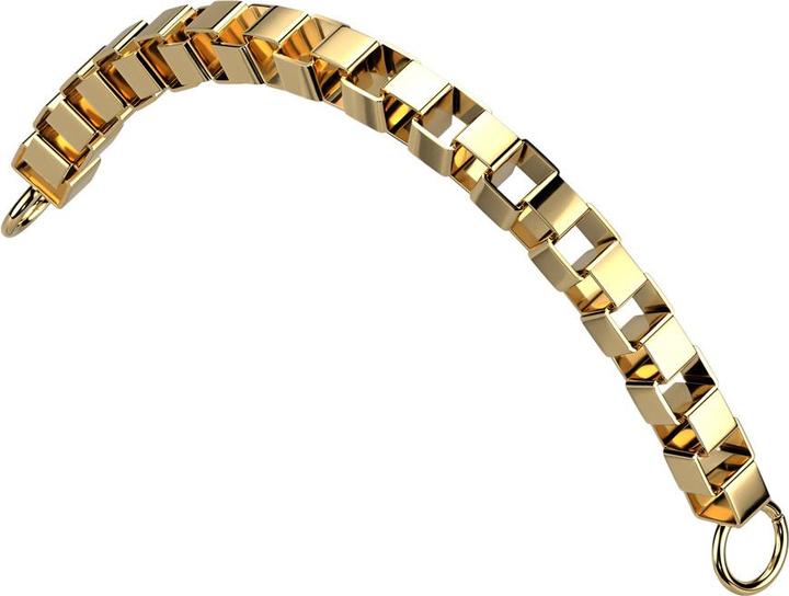 Produktbild Star Piercing Verbindungskette Box vergoldet (Chirurgenstahl 316L)