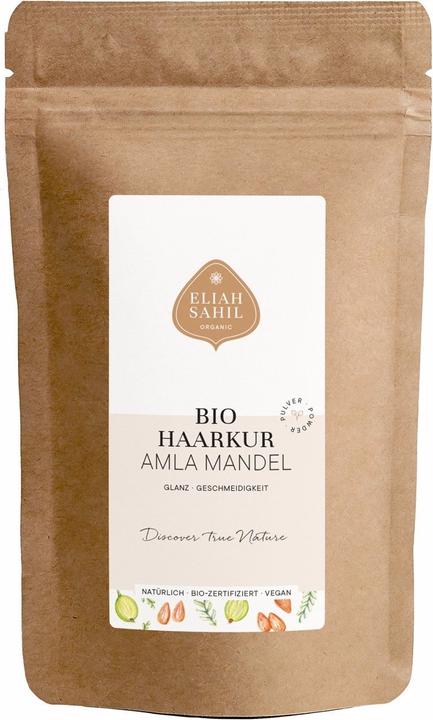 Immagine prodotto Eliah Sahil Trattamento organico per capelli AMLA MANDEL - Lucentezza e morbidezza (135 ml)