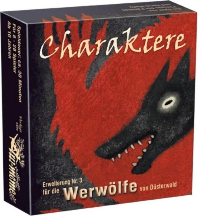 Produktbild Asmodée LUID0006 - Charaktere - Werwölfe von Düsterwald, 8-28 Spieler, ab 10 Jahren (DE-Erweiterung) (Deutsch)