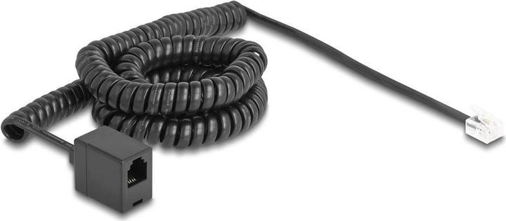 Actual product image Delock Telephone cable / spiral cable RJ11 plug to RJ11 socket