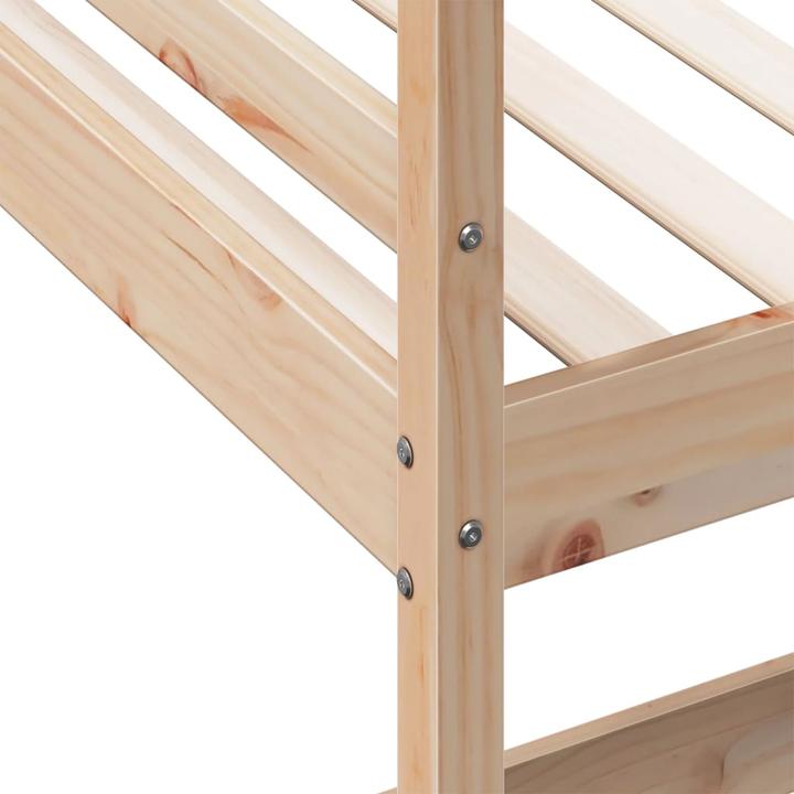 Image du produit VidaXL Lit superposé avec bureau (100 x 200 cm)
