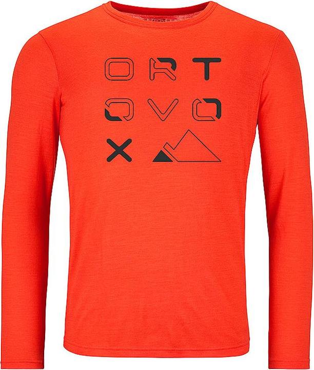 Actual product image Ortovox 185 Merino Brand Outline L/S (XXL)