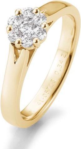Produktbild Breuning Verlobungsring Flower (49, 585/14 K Gold)