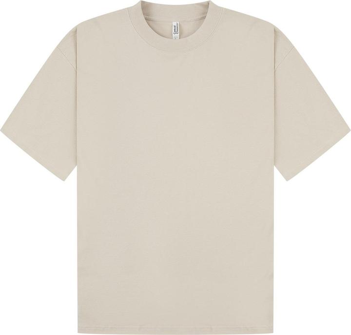 Actual product image Casual Classics Unisex Adult Combed Ringspun Cotton Extended Neckline Oversized T-Shirt (XS)