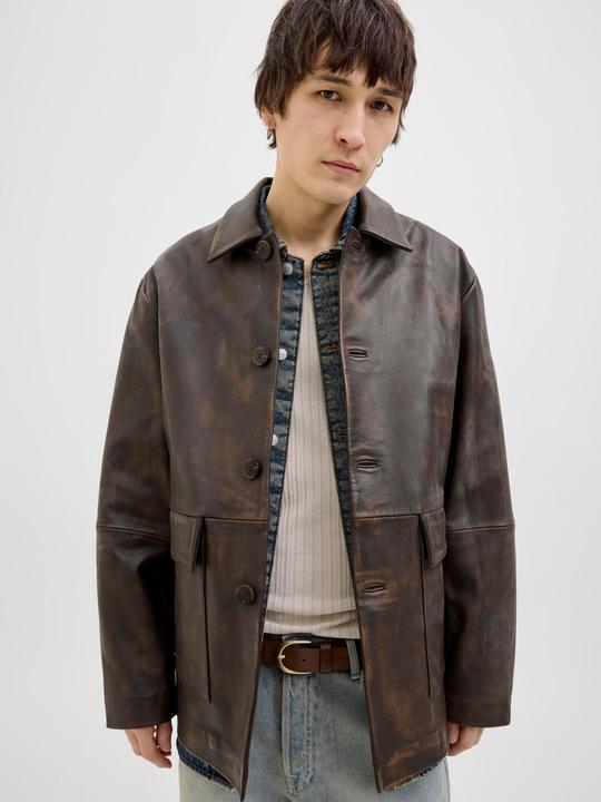 Actual product image Jack & Jones Leather jacket Leather jacket (XXL)