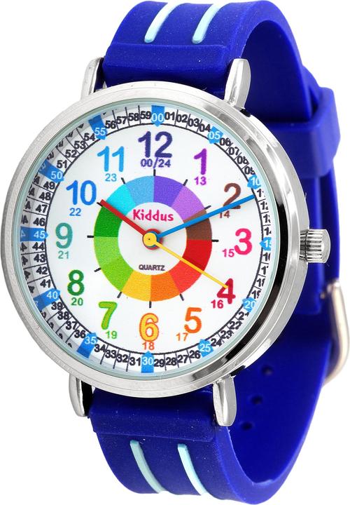Image du produit Kiddus Professeur de temps bleu (Montre analogique, 33 mm)
