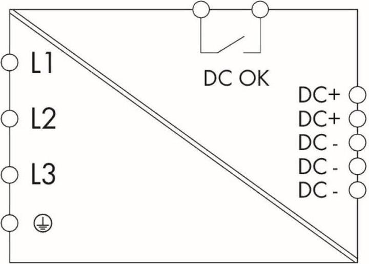 Actual product image Wago DIN rail power supply (DIN rail
