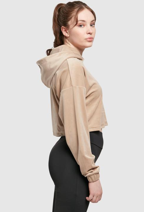 Image du produit Urban Classics Sweat à capuche croisé en velours pour femmes (L)