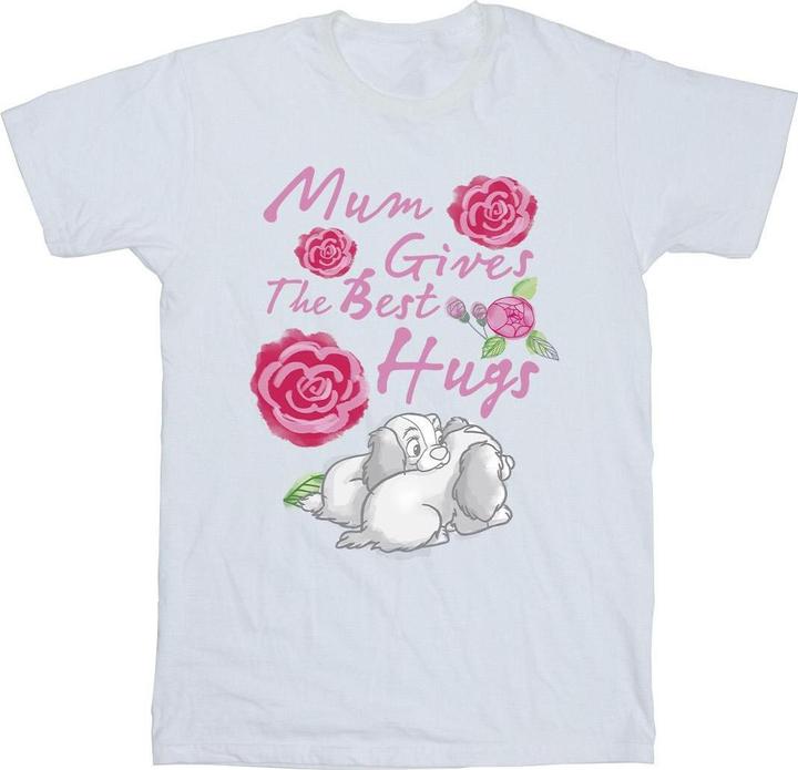 Actual product image Disney Mens Lady And The Tramp Mum Hugs T-Shirt (S)