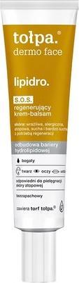 Tolpa Topa Dermo Face Lipidro Crème-Baume Sos riche et régénérante pour le visage, les yeux et les lèvres (40 ml)