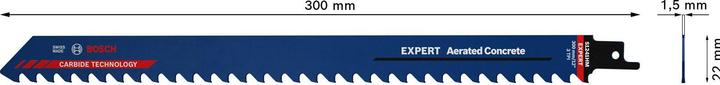 Image du produit Bosch Professional Zubehör Lame de scie sabre Expert Aerated Concrete S 1241 HM, 10 pièces