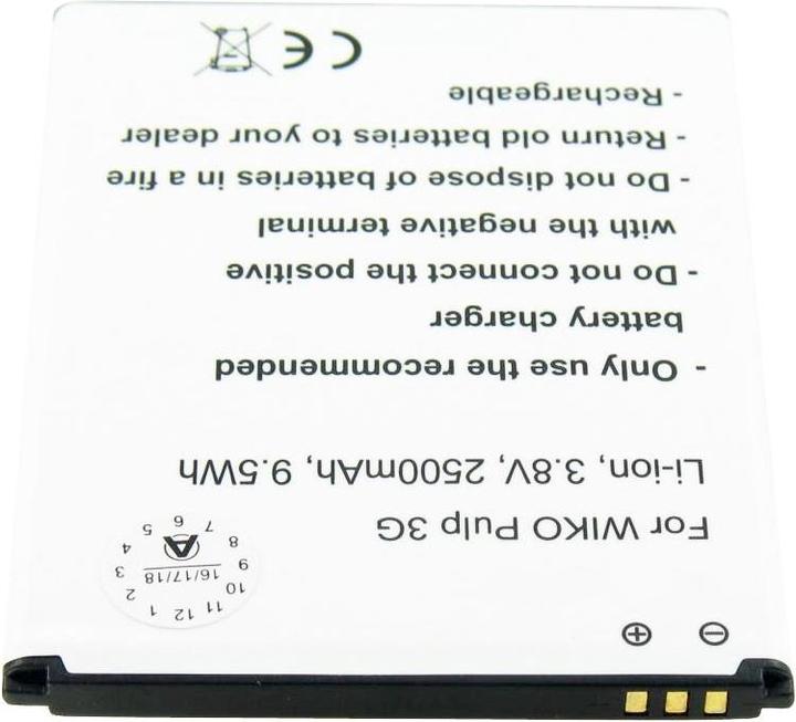 Immagine prodotto Wiko Polpa di batteria 3G Batteria 5251