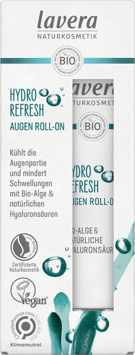 Lavera Tagespflege Hydro Refresh Augen Roll-On 15 ml (Roll-on, 15 ml, Tag)