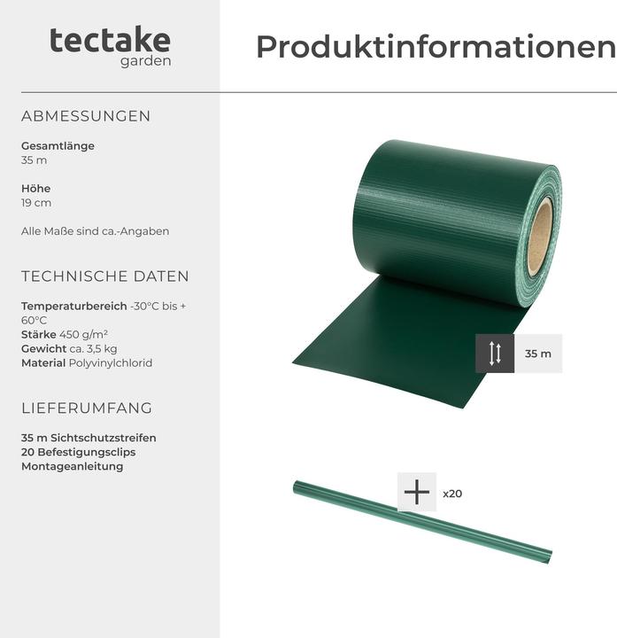 Immagine prodotto tectake Film per la privacy in PVC