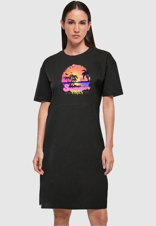 Produktbild Merchcode Ladies Summer Vibes Sunset Oversized Slit Tee Dress - 118975 (XXL)
