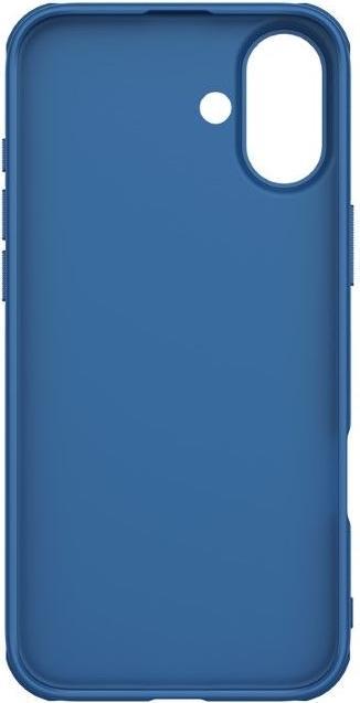 Actual product image Nillkin Super Frosted Shield Pro case for iPhone 16 - blue (Apple iPhone 16)
