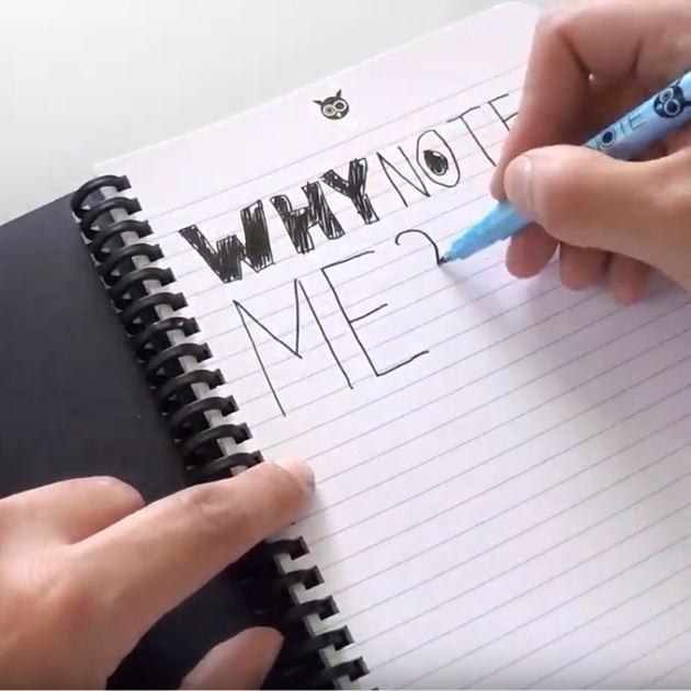 Produktbild Whynote Bloc-note effaçable A5 vache (A5)