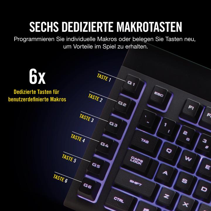 Actual product image Corsair K55 Rgb (DE, Cable)