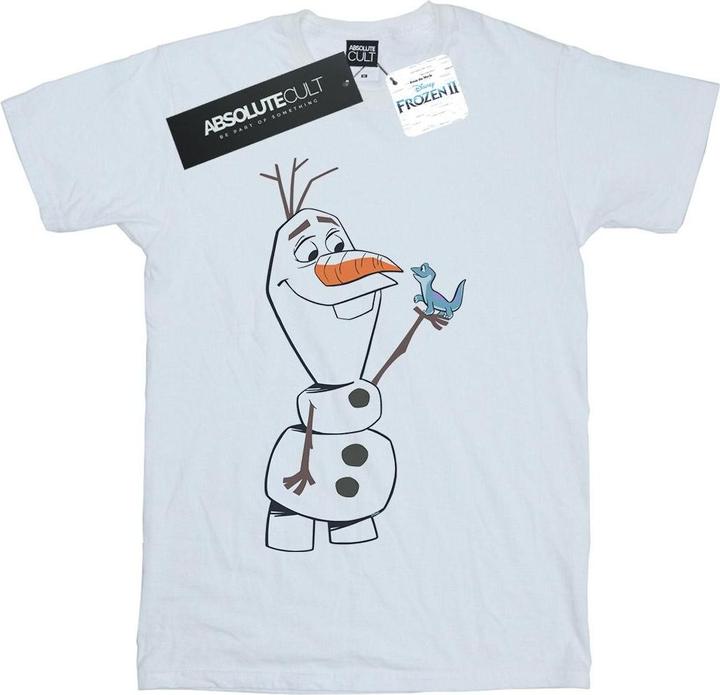 Immagine prodotto Disney Frozen 2 Olaf And Salamander Maglietta Ampia Donna (S)