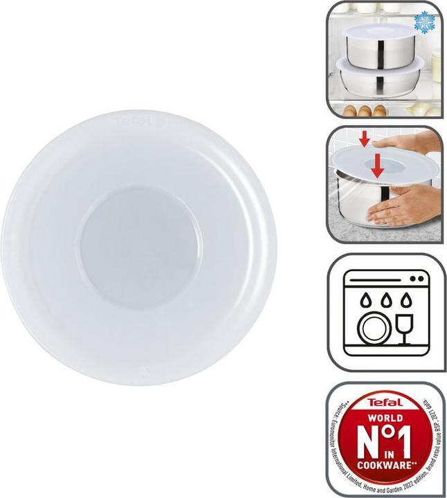 Image du produit Tefal Ingenio G6 Set de couvercles en plastique 16/18/20cm (20 cm, Matières plastiques)