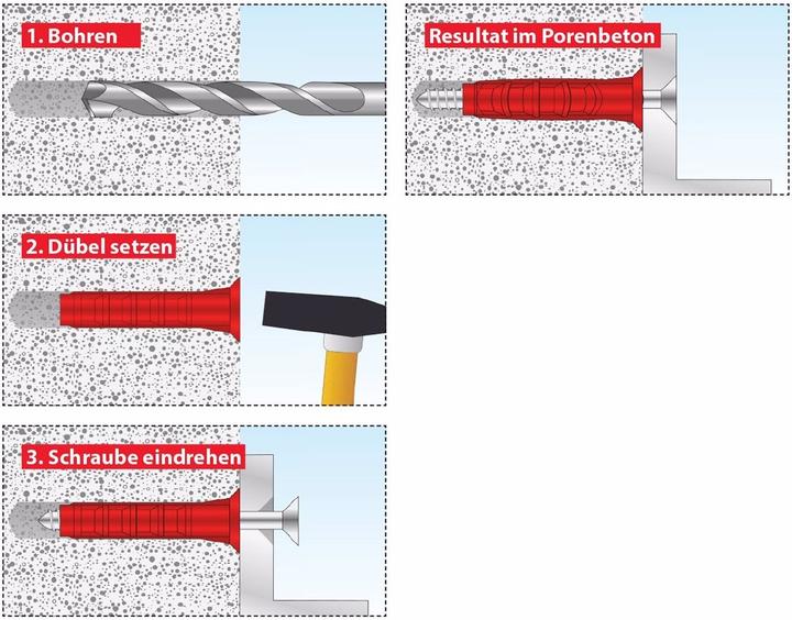 Actual product image Tox Porenbetondübel Ytox (20 pcs.)