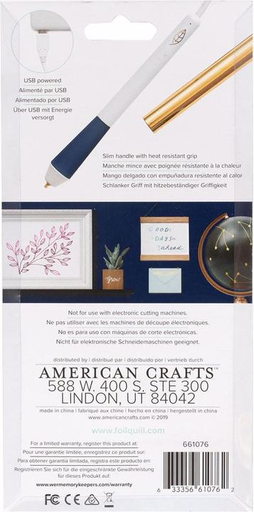 Image du produit We R Memory Keepers Kit de bricolage Foil Quill pointe large à main levée