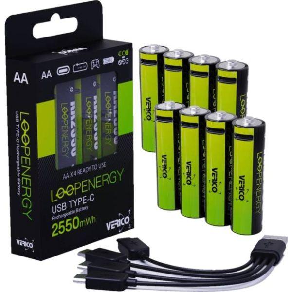 Produktbild Verico Loopenergy (8 Stk., AA, 1700 mAh)