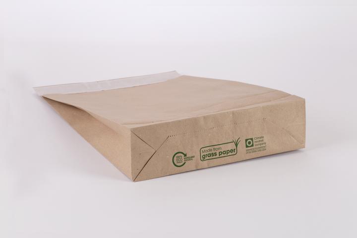 Image du produit Flexipak Sac pliable en papier d'herbe (250 pièce(s))