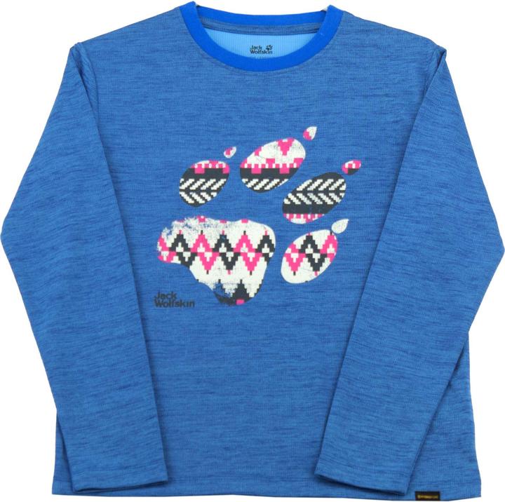 Actual product image Jack Wolfskin Vargen children's long sleeve shirt sports shirt functional shirt (128)