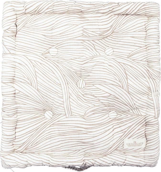 Actual product image Greengate Wilja seat cushion beige 50x50cm (50 x 50 cm)