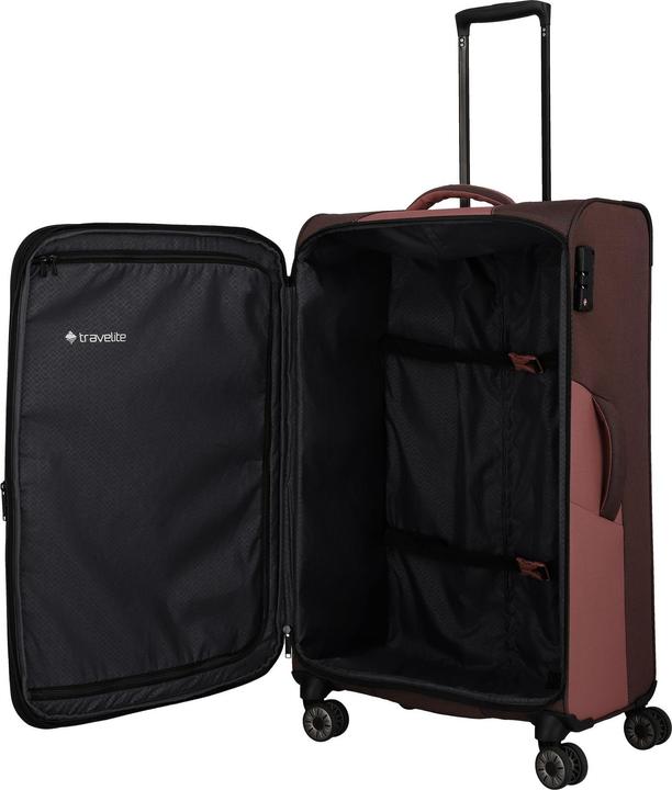 Image du produit Travelite Trolley + valise Viia 4w Trolley L (91 l, L (90 - 115l))