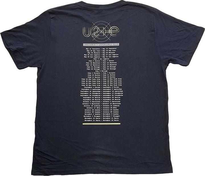 Image du produit Universal Textiles T-shirt unisexe adulte I+E 2015 Tour Dates (M)